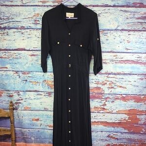 Cleobella Black Long Sleeve Dress